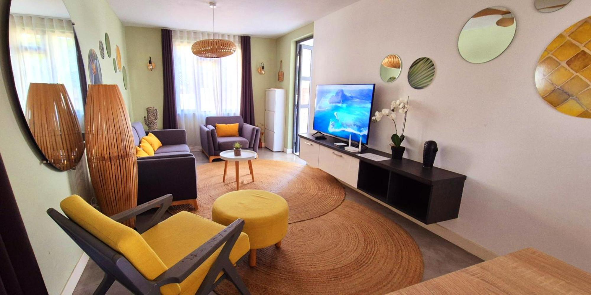 Sweet Beach Apt-Pool, Terrace, Ground Floor, Few Steps From Beach! Flic en Flac Bagian luar foto