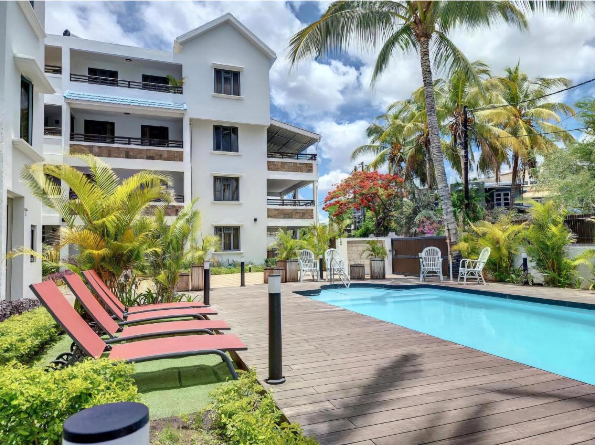 Sweet Beach Apt-Pool, Terrace, Ground Floor, Few Steps From Beach! Flic en Flac Bagian luar foto